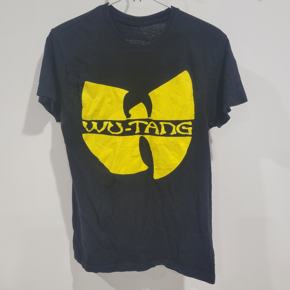 WU-TANG Black and Yellow Short Sleeve Tee / Size Small